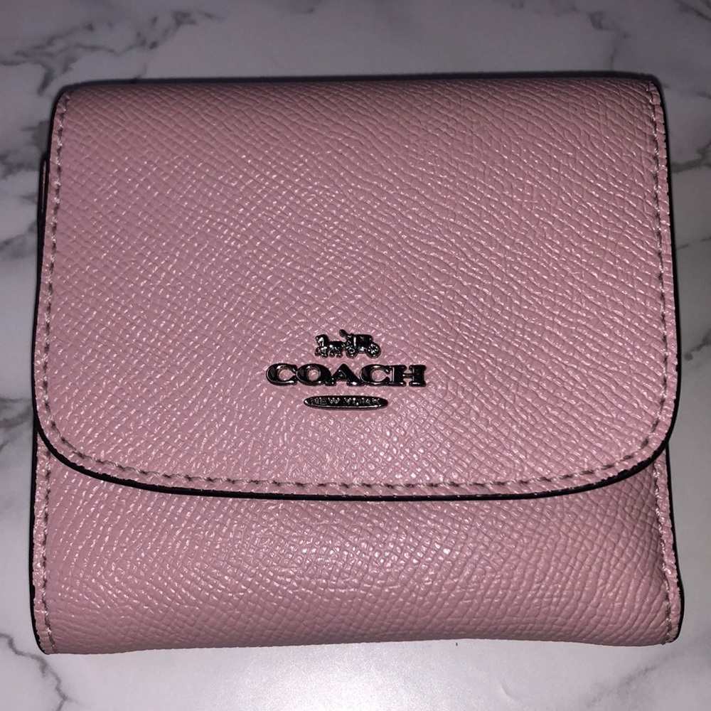 Coach pink wallet